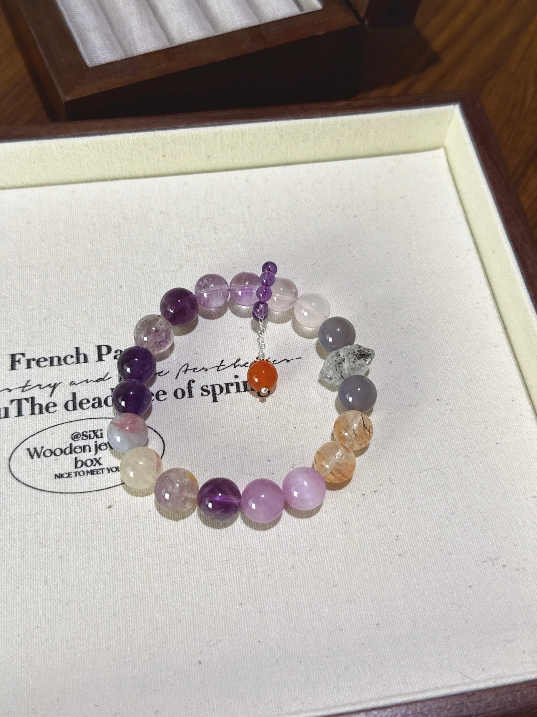▫️▪️ Purple multi-treasure bracelet